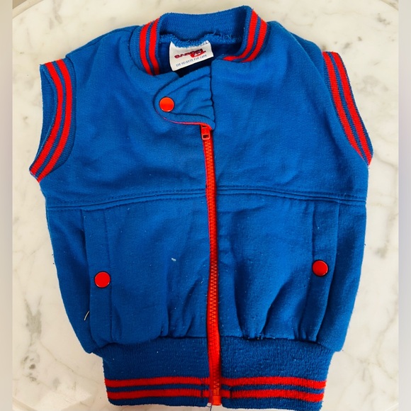 Vintage Barrel Other - Vintage Barrel Toddler’s Boy Blue Sleeveless Zip Vest Jacket - 2T